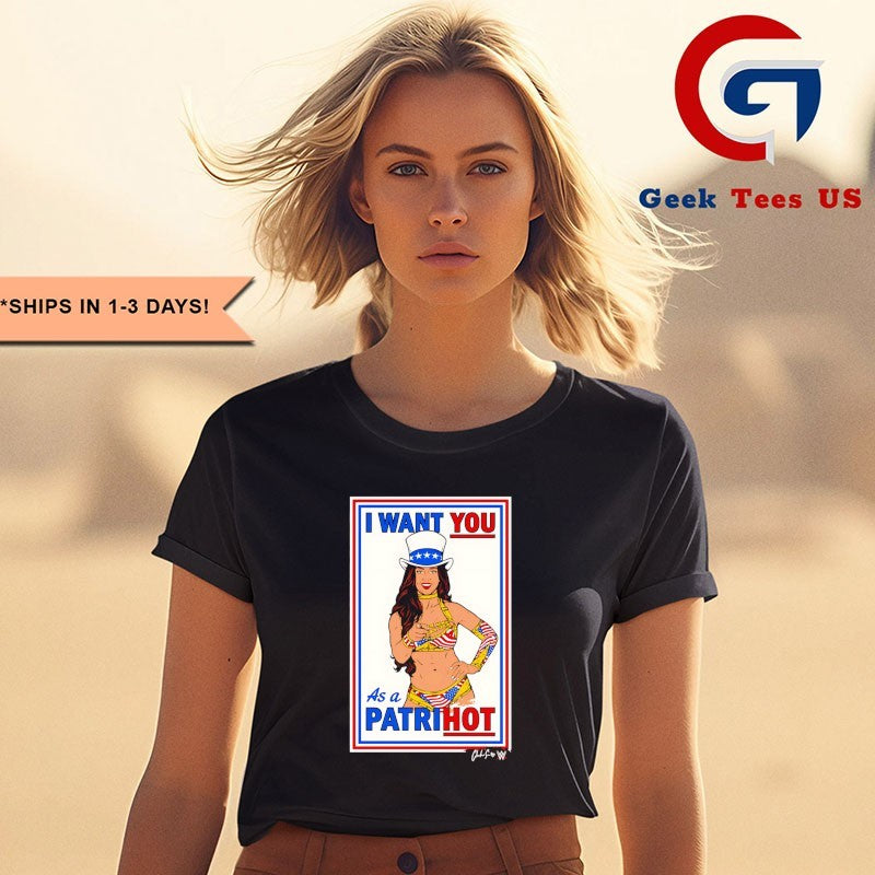 Chelsea Green I want you as a patrihot shirt