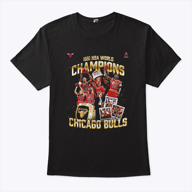 Chicago Bulls Champions June 12 1991 World T Shirt