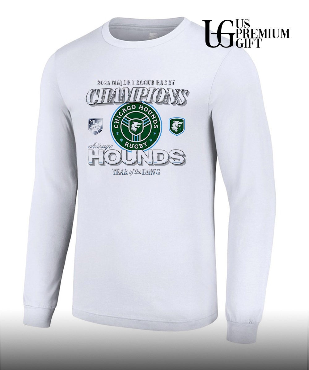 Chicago Hounds 2026 Major League Rugby Champions Year of the Dawg shirt