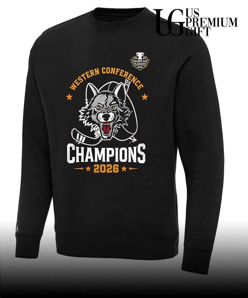 Chicago Wolves Wolf Pack Western Champions 2026 shirt