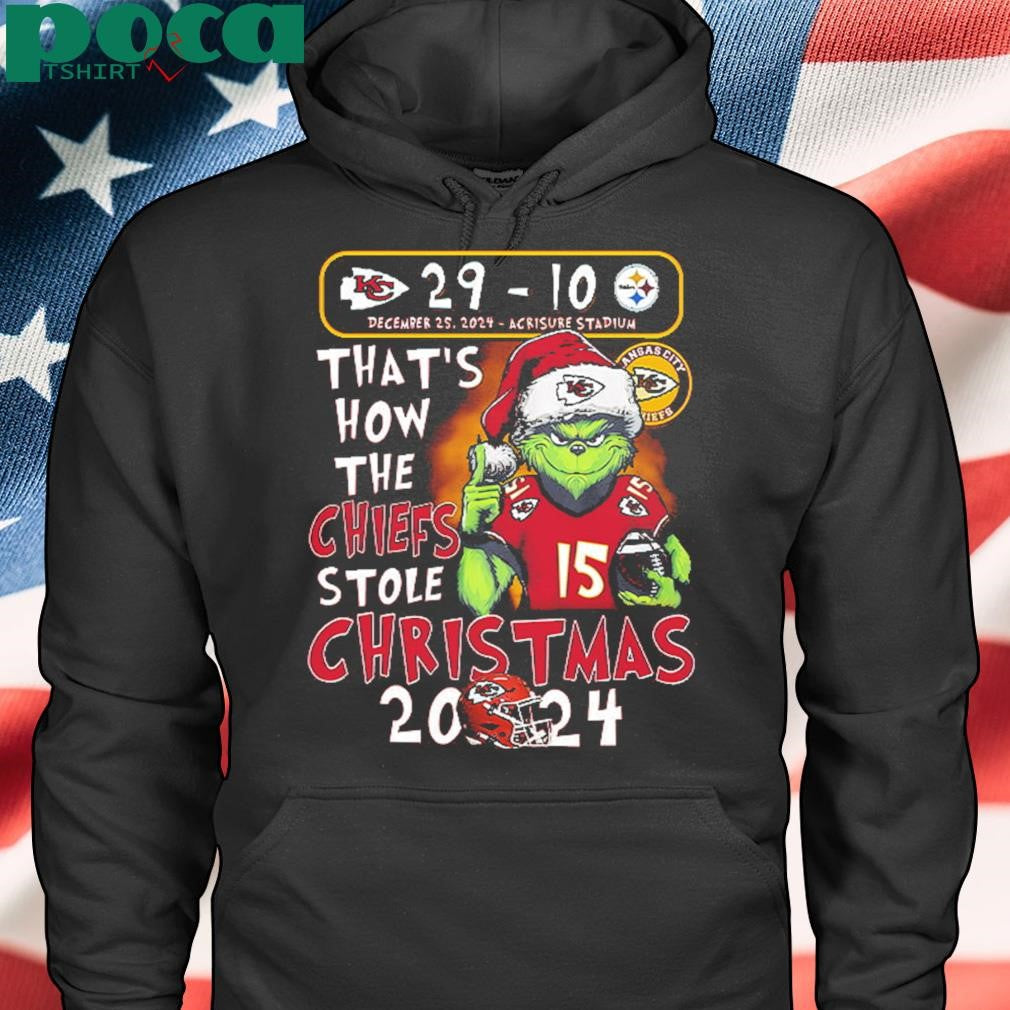 Chiefs 29-10 Steelers That’s How The Chiefs Stole Christmas 2024 Shirt