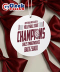 Chiles Timberwolves back to back 2025 FHSAA Girls Class 5A Volleyball State Champions Ornament