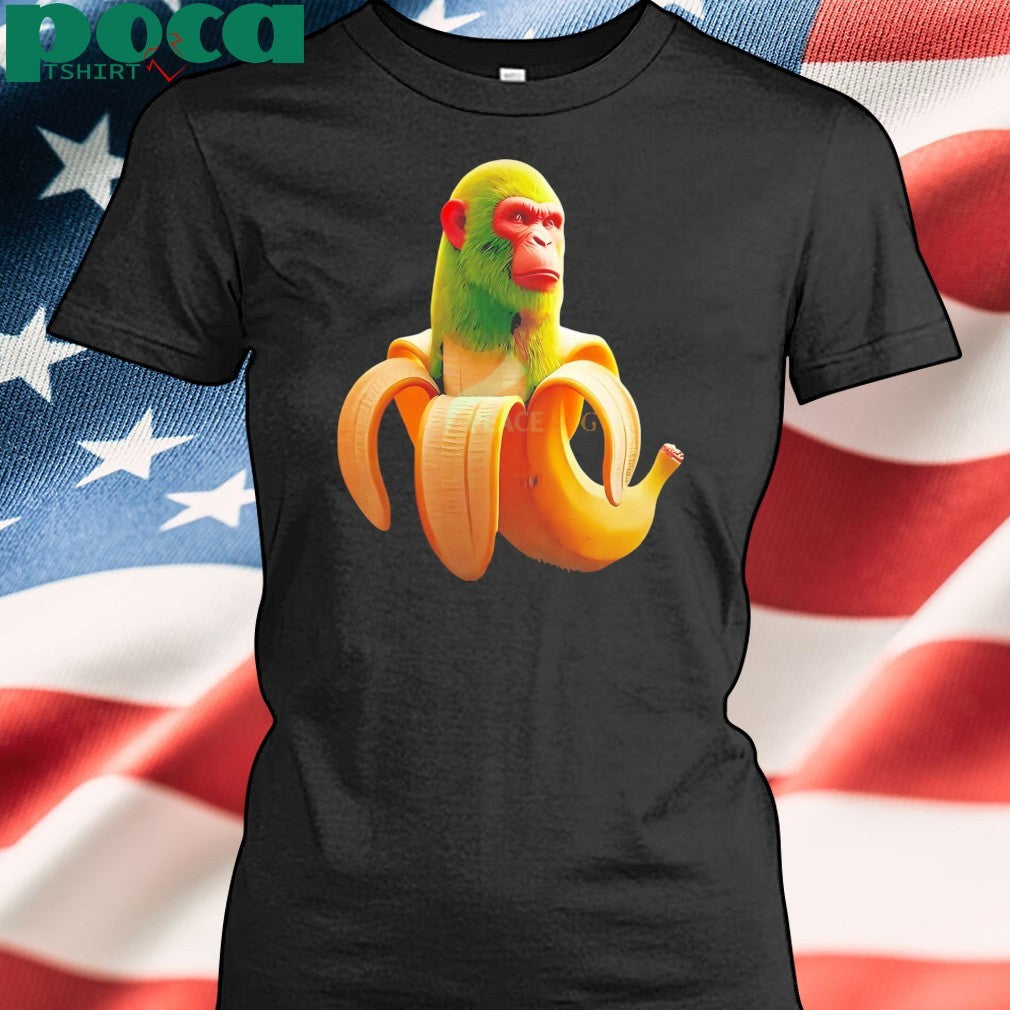 Chimpanzini Bananini Brainrot Character Meme Shirt