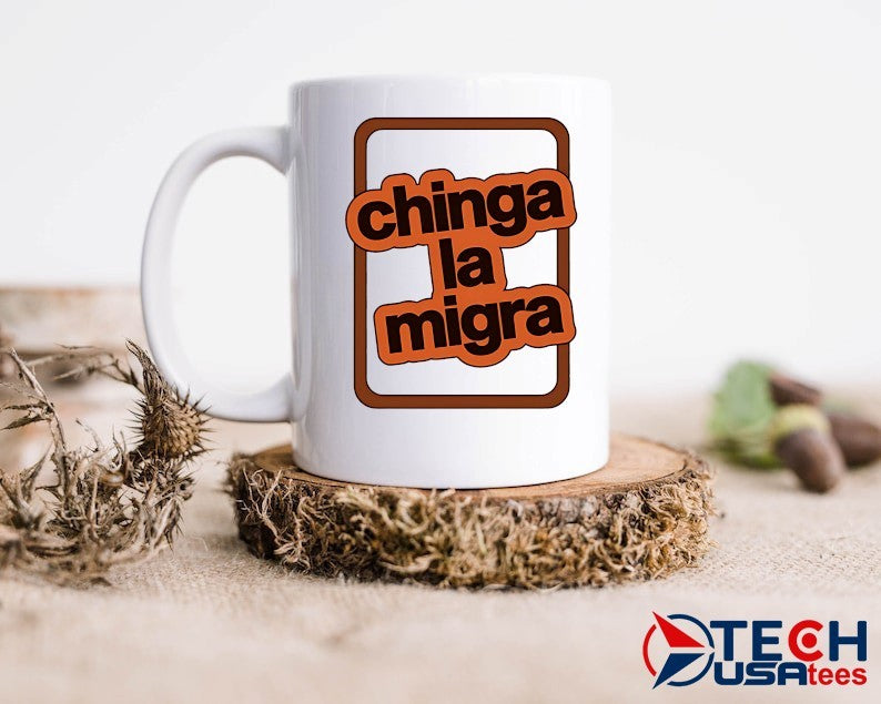 Chinga la migra logo shirt