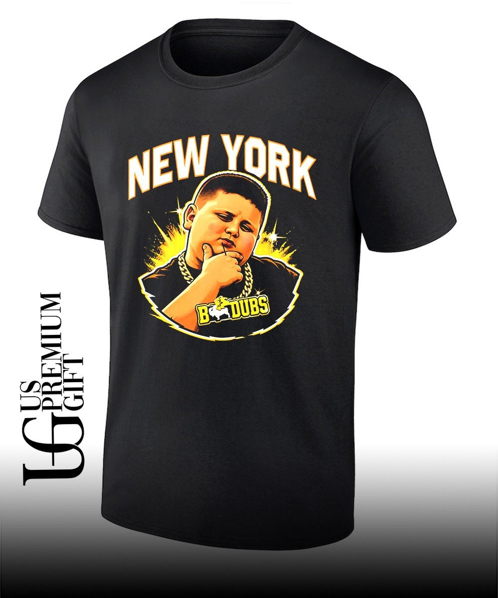 Christian Joseph New York Buffalo Wild Wings B-Dubs Kid Thinking With Gold Chain shirt