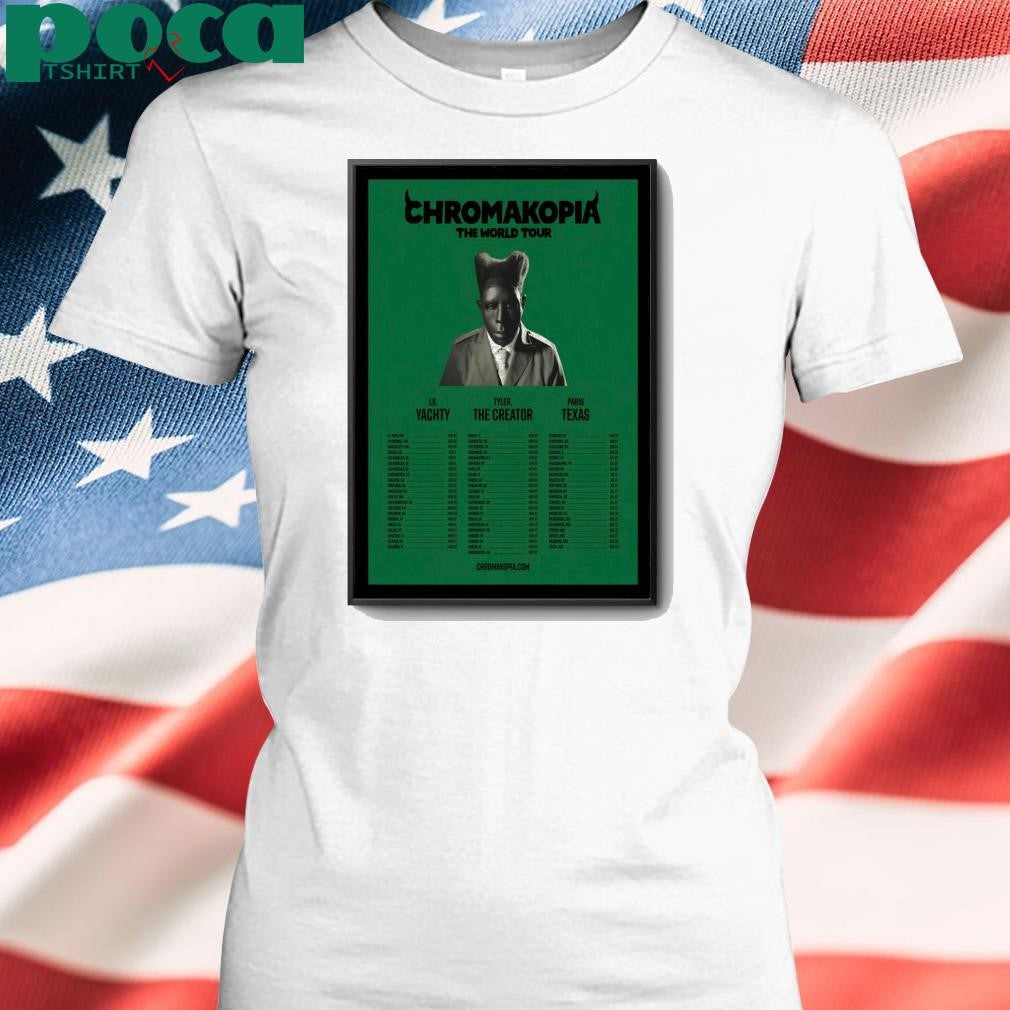 Chromakopia The World Tour 2025 Concert Experience Poster shirt