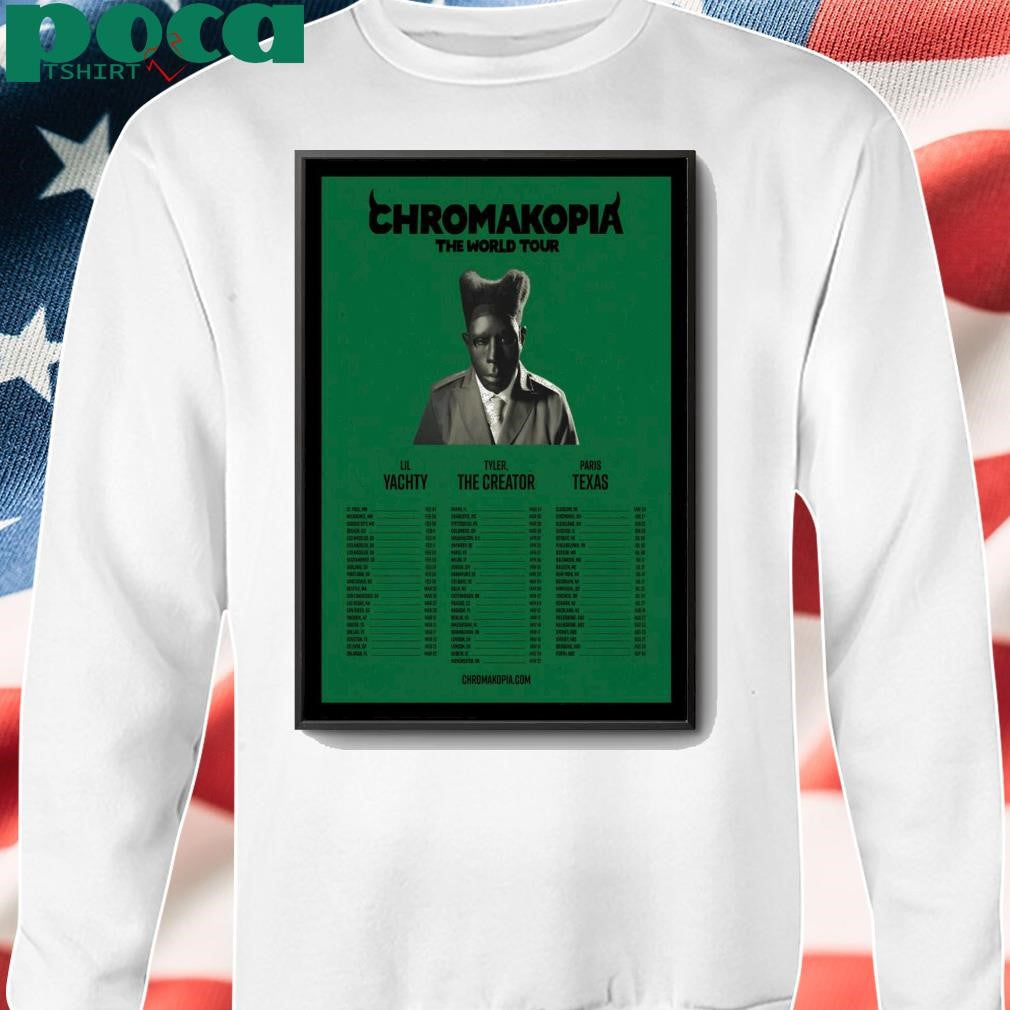 Chromakopia The World Tour 2025 Concert Experience Poster shirt
