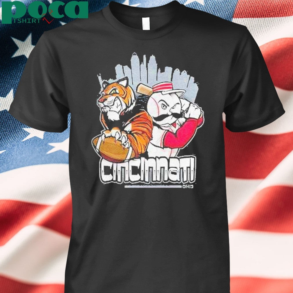 Cincinnati Ohio Sports Team Mascot Shirt