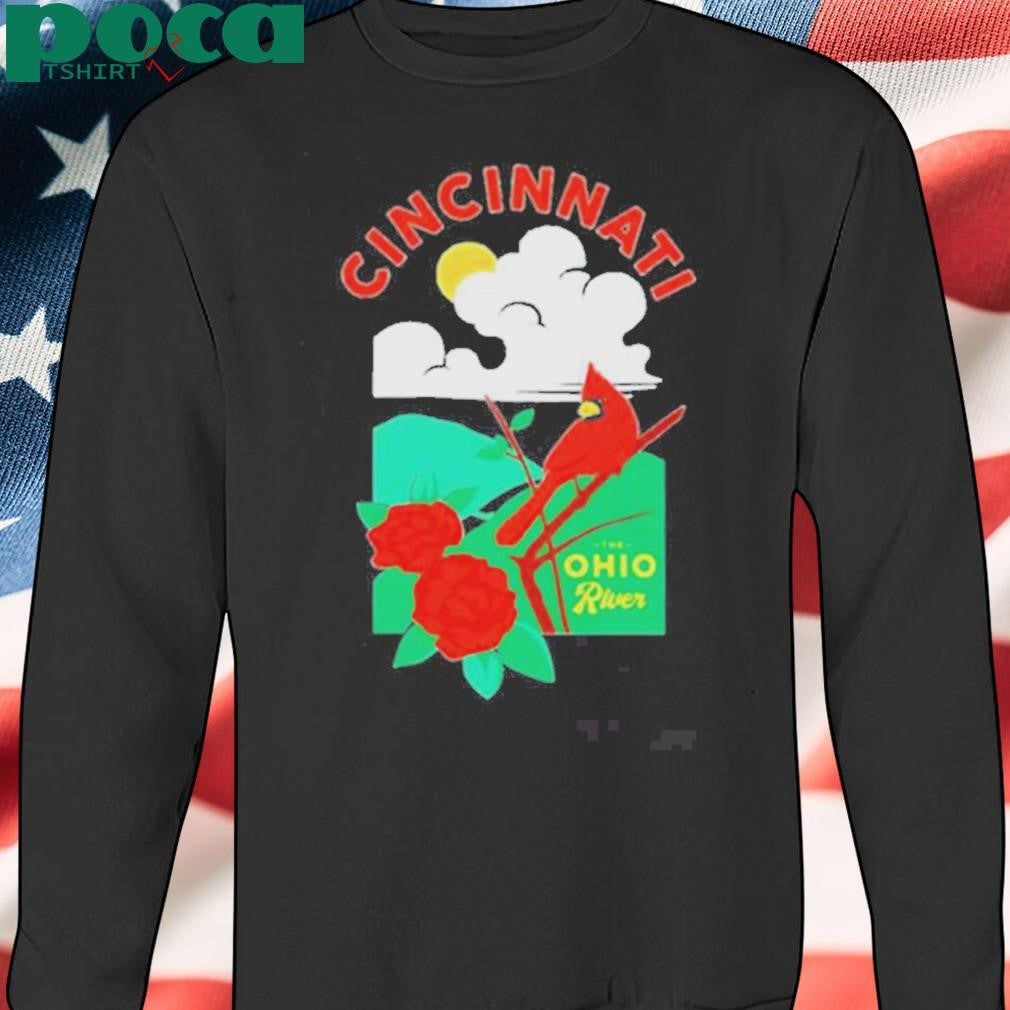 Cincinnati The Ohio River Cardinal T-shirt