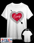 Cincy Valentine heart shirt