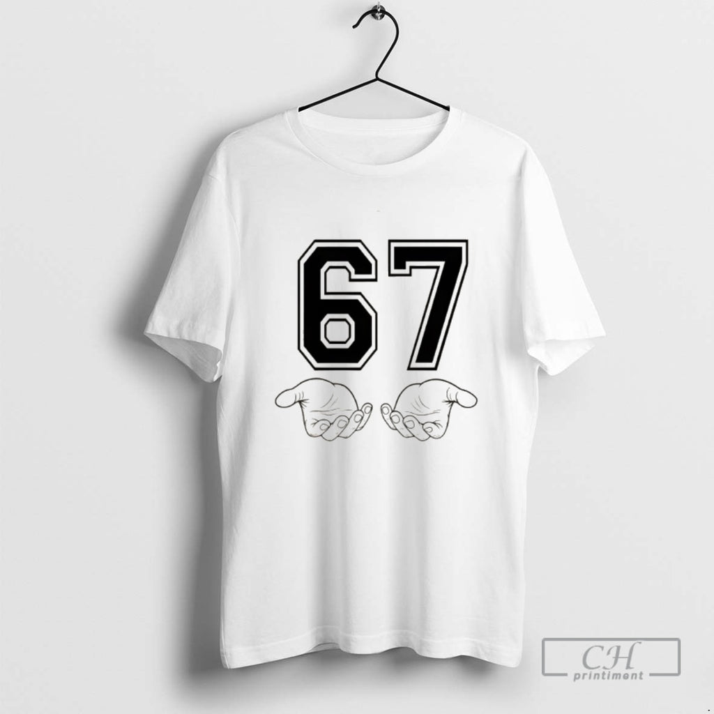 Classic 67 Hand Six Seven Meme Shirt Sweater