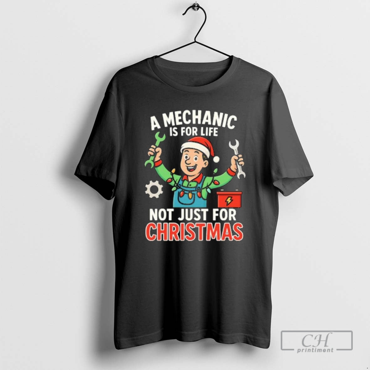 Classic A Mechanic Is For Life Not Just For Christmas Ornaments Shirt Sweater