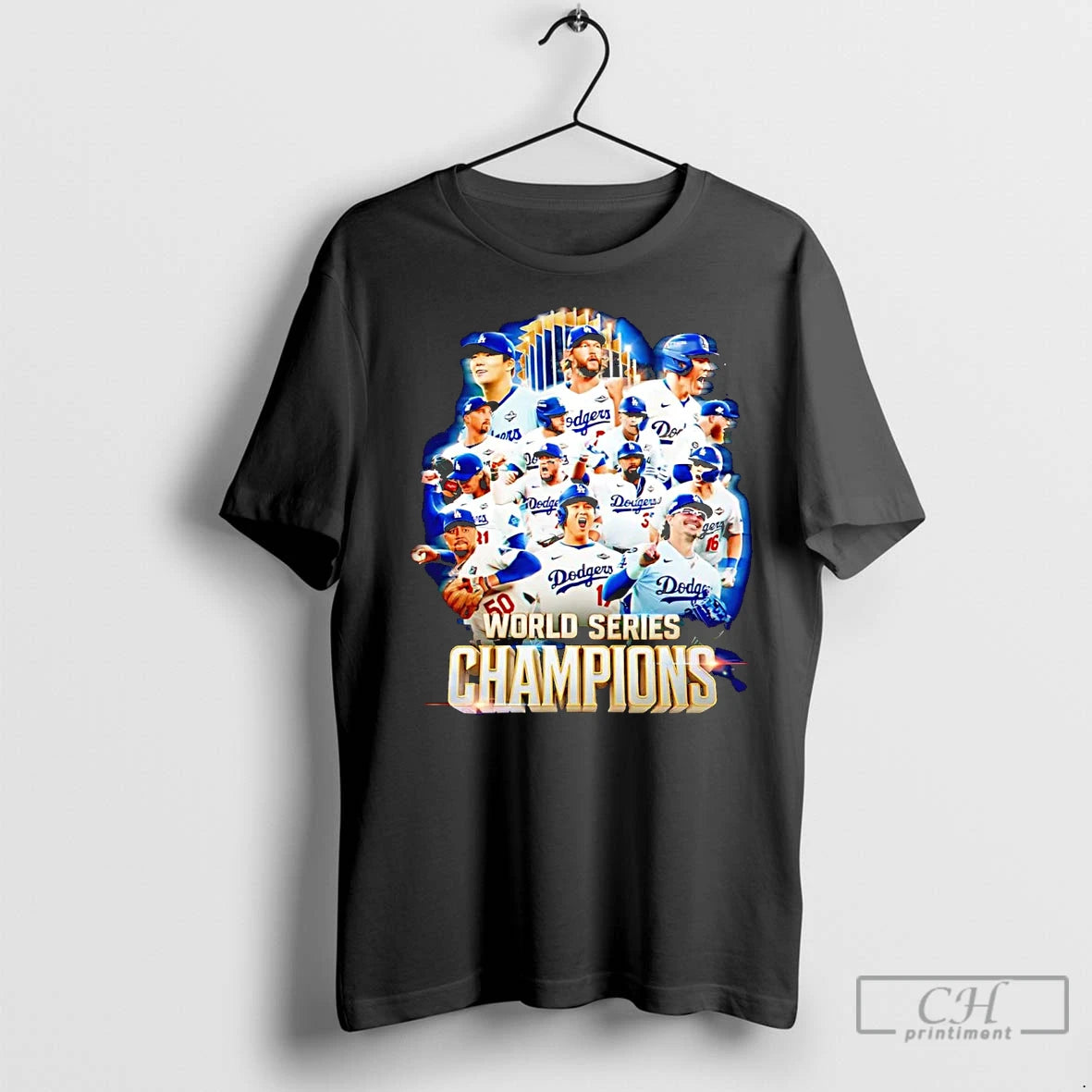 Classic Dodgers 2025 World Series Champions Trophy