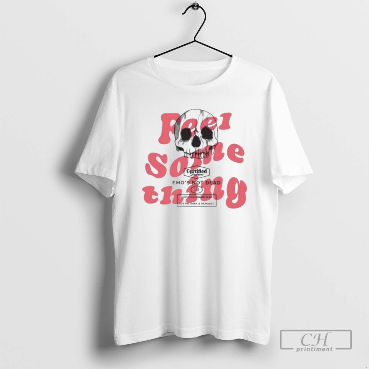 Classic Emos Not Dead Feel Something Skull Shirt Sweater