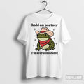 Classic Frog Cowboy Hold On Partner Im Overstimulated Ornaments