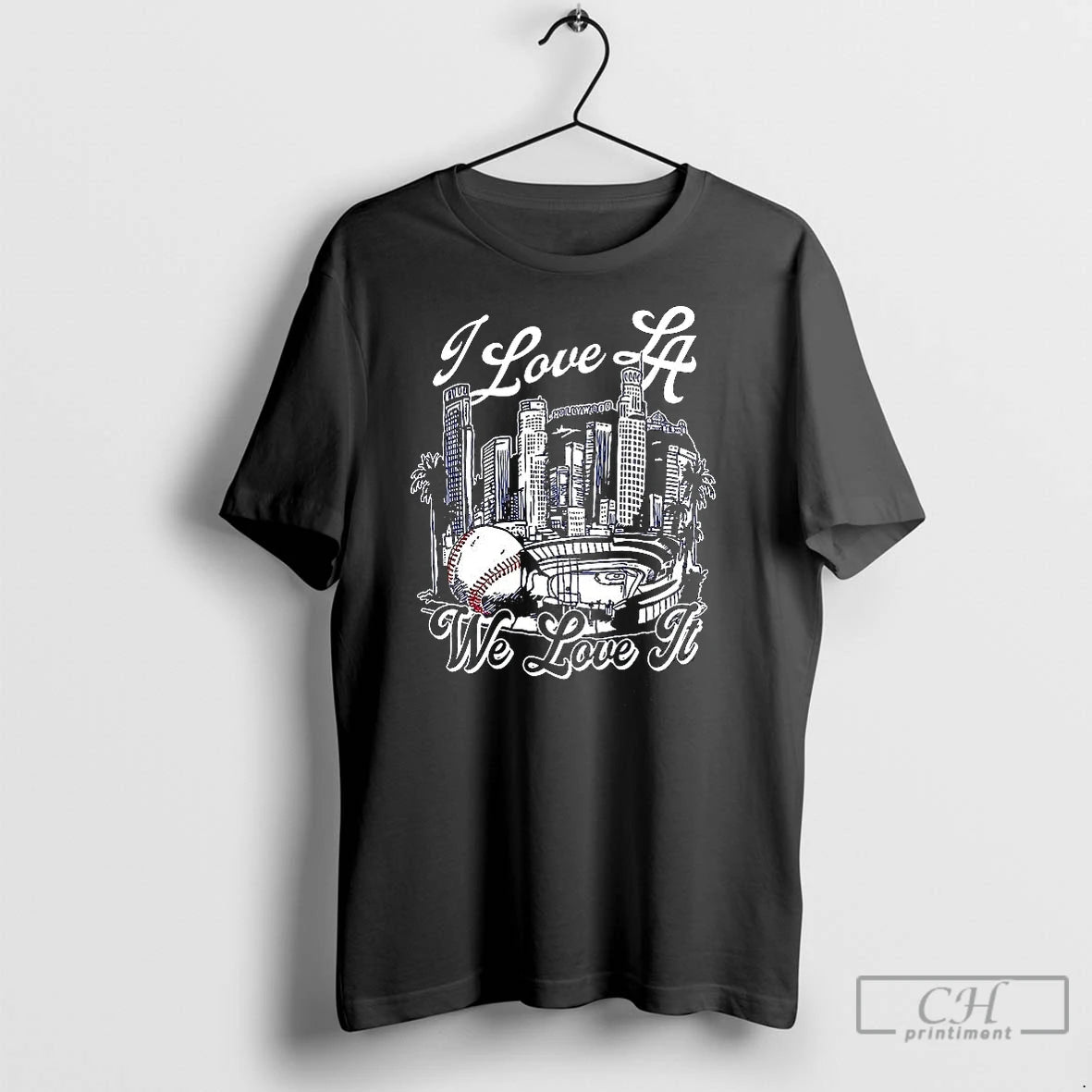 Classic I Love Los Angeles Dodgers We Love It