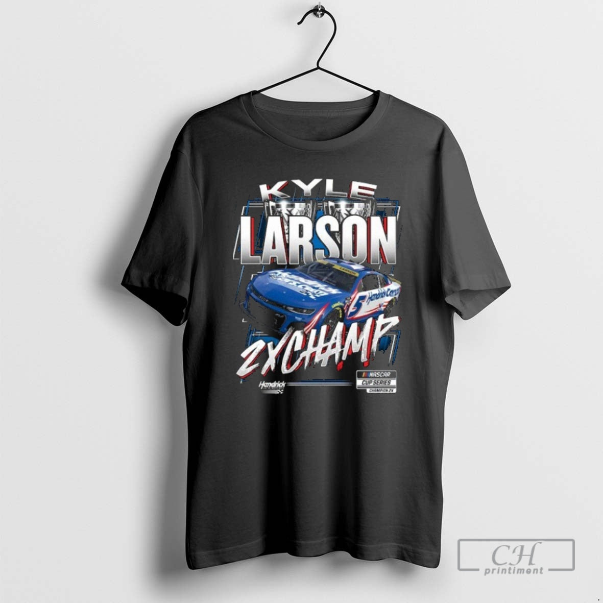 Classic Kyle Larson 2x Champ Hendrick Motorsports Team Nascar Cup Series Champion Trophies Shirt Sweater
