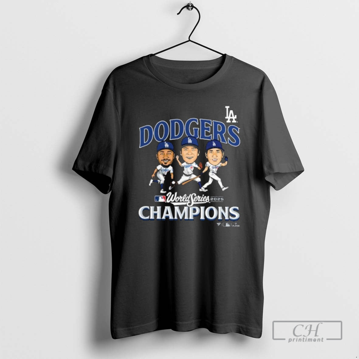 Classic Los Angeles Dodgers 2025 World Series Champions Appeal Play Caricature Shirt Sweater