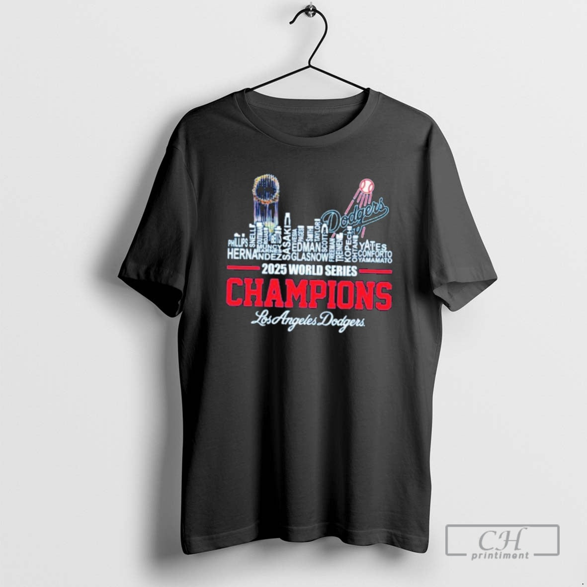 Classic Los Angeles Dodgers 2025 World Series Champions Player Name Shirt Sweater