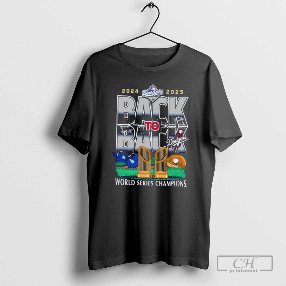 Classic Los Angeles Dodgers 2025 World Series Champions Back 2 Back Shirt Sweater