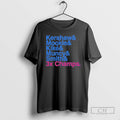 Classic Los Angeles Dodgers Baseball Ampersand 3x Champs Kershaw Mookie Kike Muncy Smith Blue