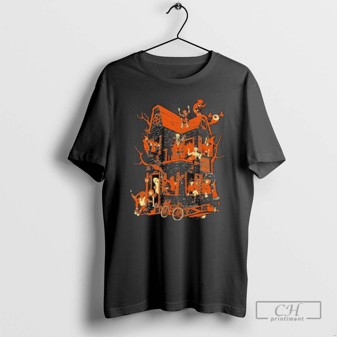 Classic Monster Gang House Halloween Shirt Sweater