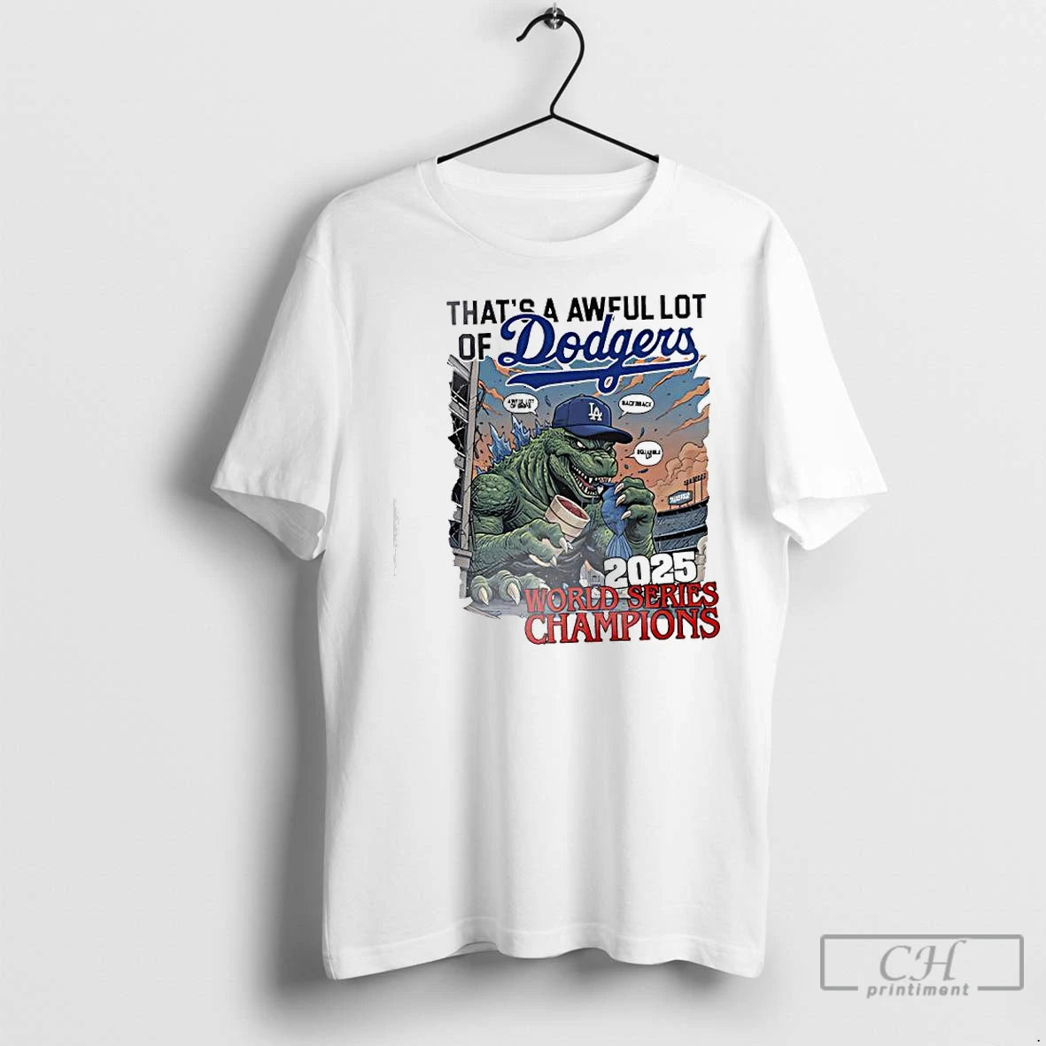 Classic Thats A Awful Lot Of Dodgers 2025 World Series Championship Graphic