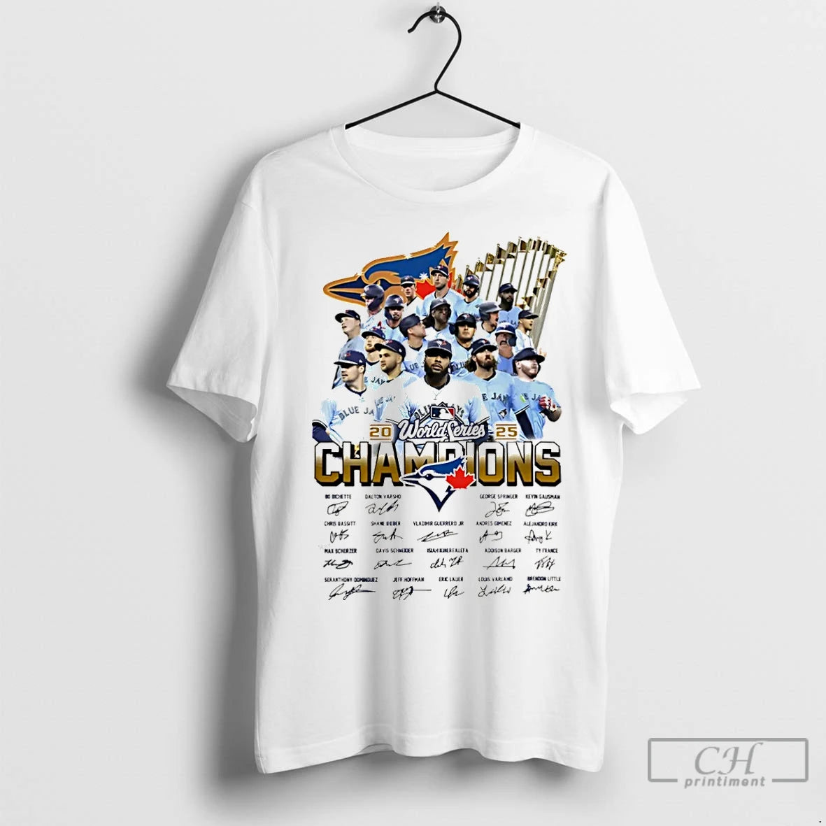 Classic Toronto Blue Jays World Series Champions 2025 All Team Signature Christmas