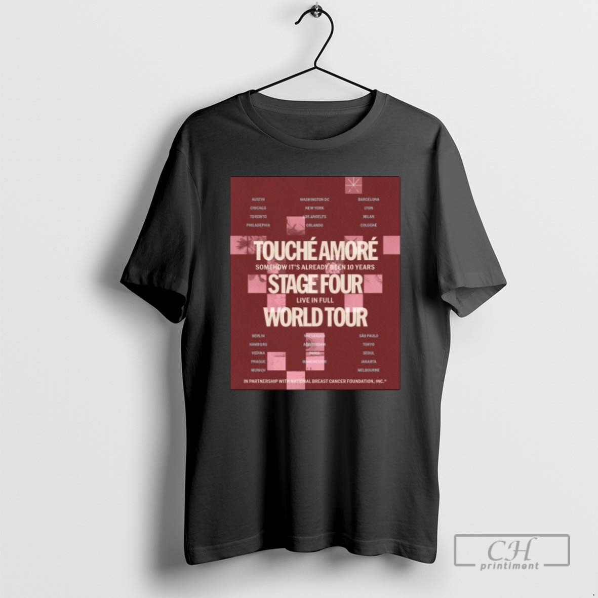 Classic Touche Amore Stage Four 10 Year Anniversary World Tour 2026 Shirt Sweater