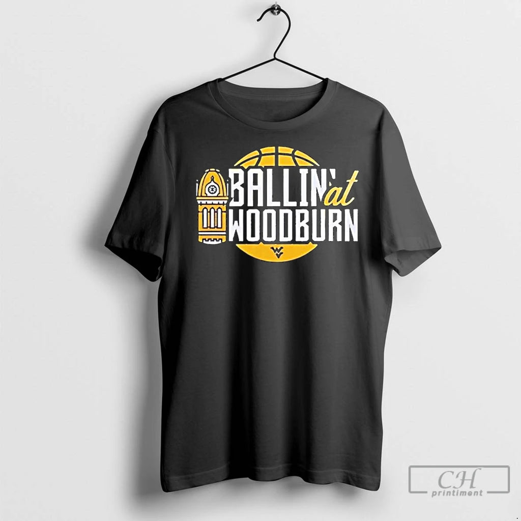 Classic Wvu West Virginia Mountaineers Ballin At Woodburn Long Sleve