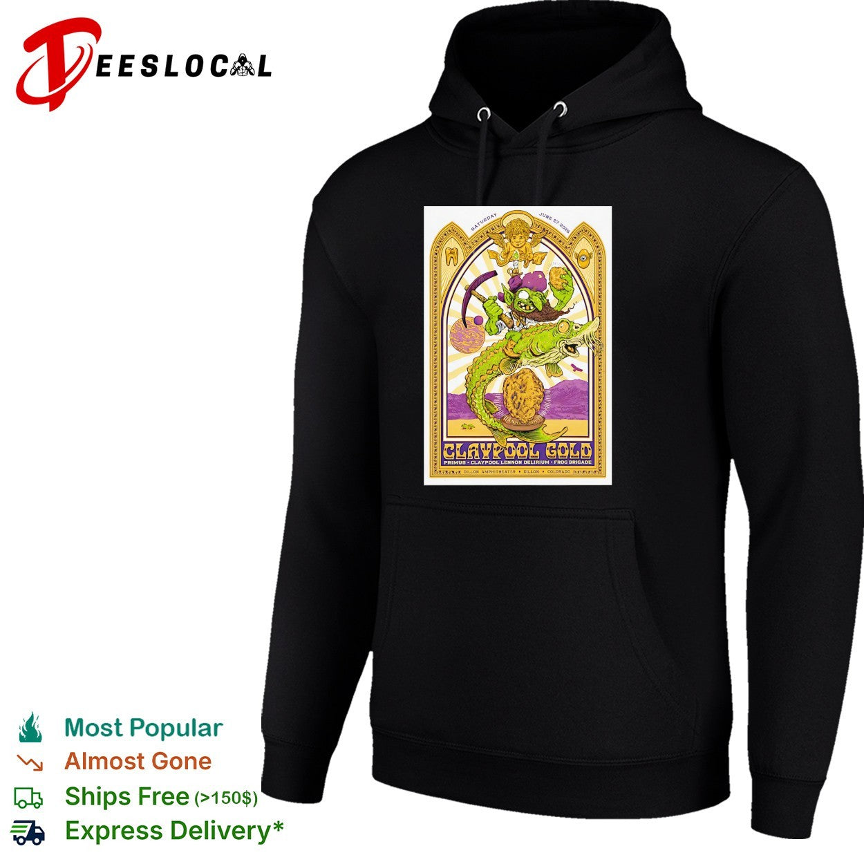 Claypool Gold Primus Dillon Colorado 2026 poster shirt