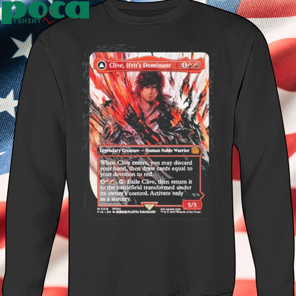 Clive Ifrit’s Dominant Card Shirt