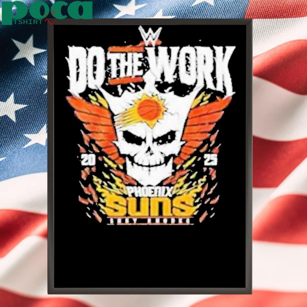 Cody Rhodes Do The Work 2025 Phoenix Suns Shirt