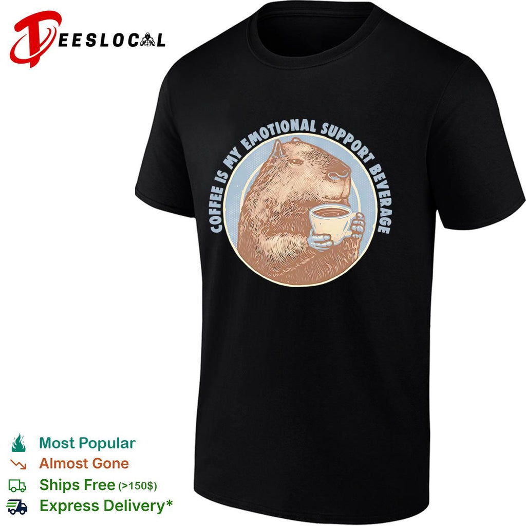 Coffee is my emotional support beverage shirt