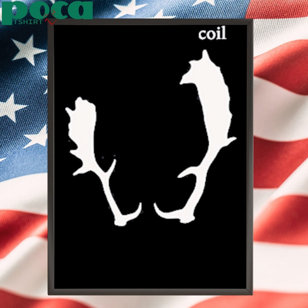 Coil black antlers shirt