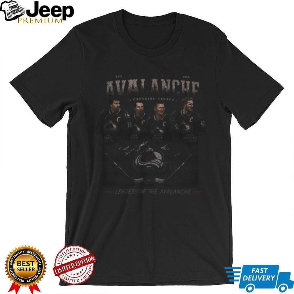 Colorado Hockey Captains Legacy Leaders Of The Avalanche T Shirt