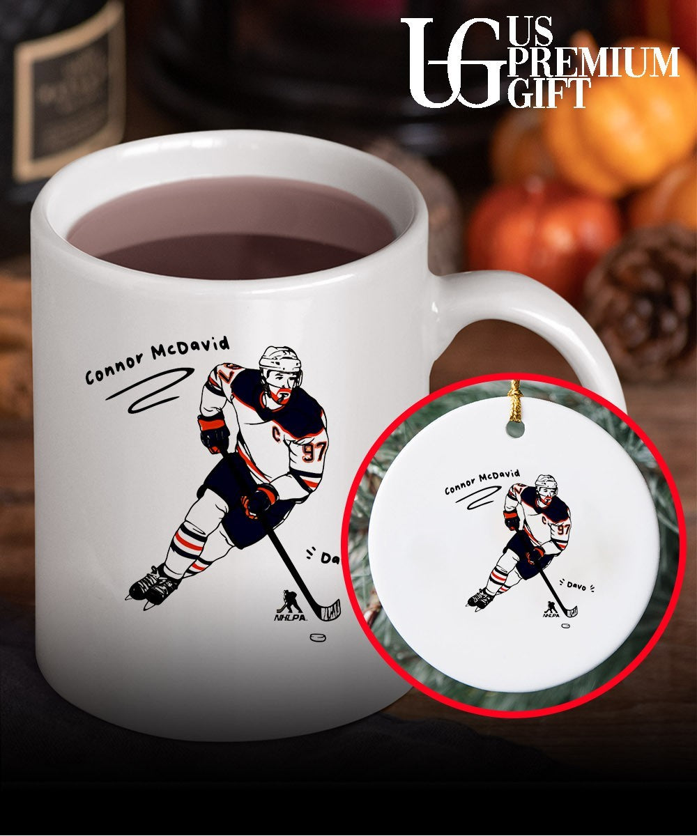 Connor McDavid Edmonton Oilers NHL Davo shirt