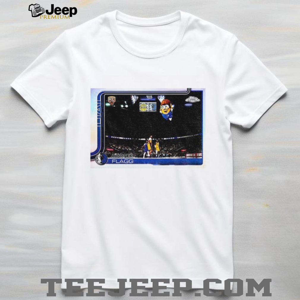 Cooper Flagg Mavericks basketball Topps Chrome Card shirt