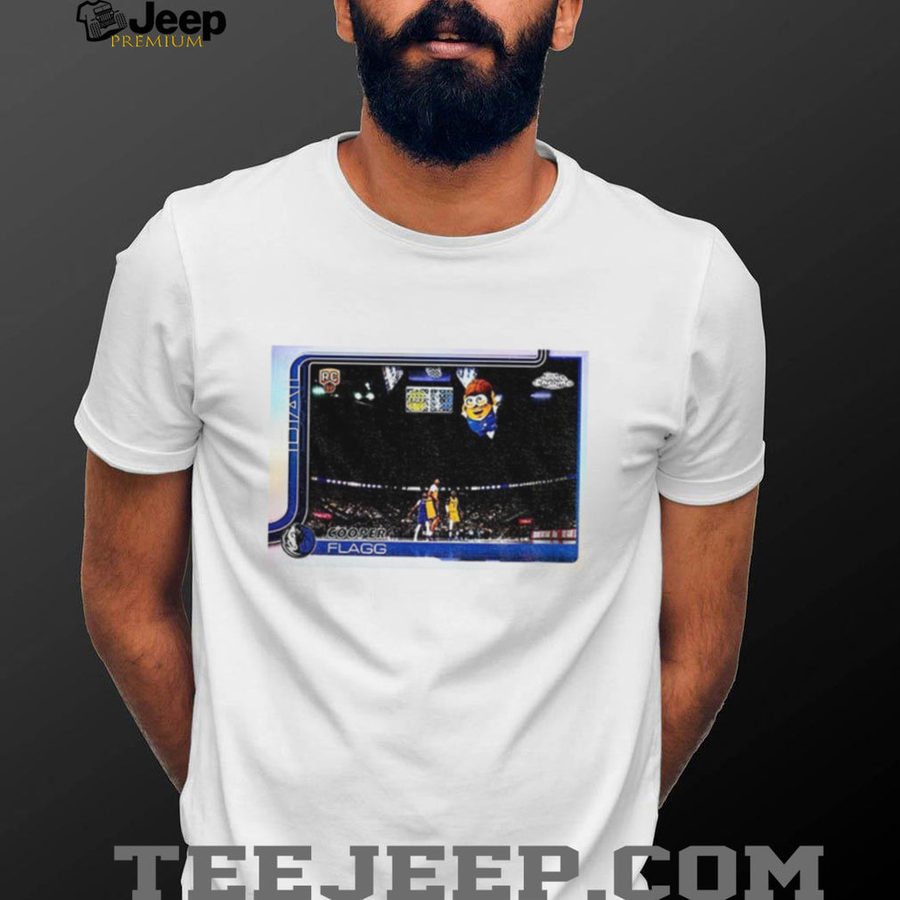 Cooper Flagg Mavericks basketball Topps Chrome Card shirt