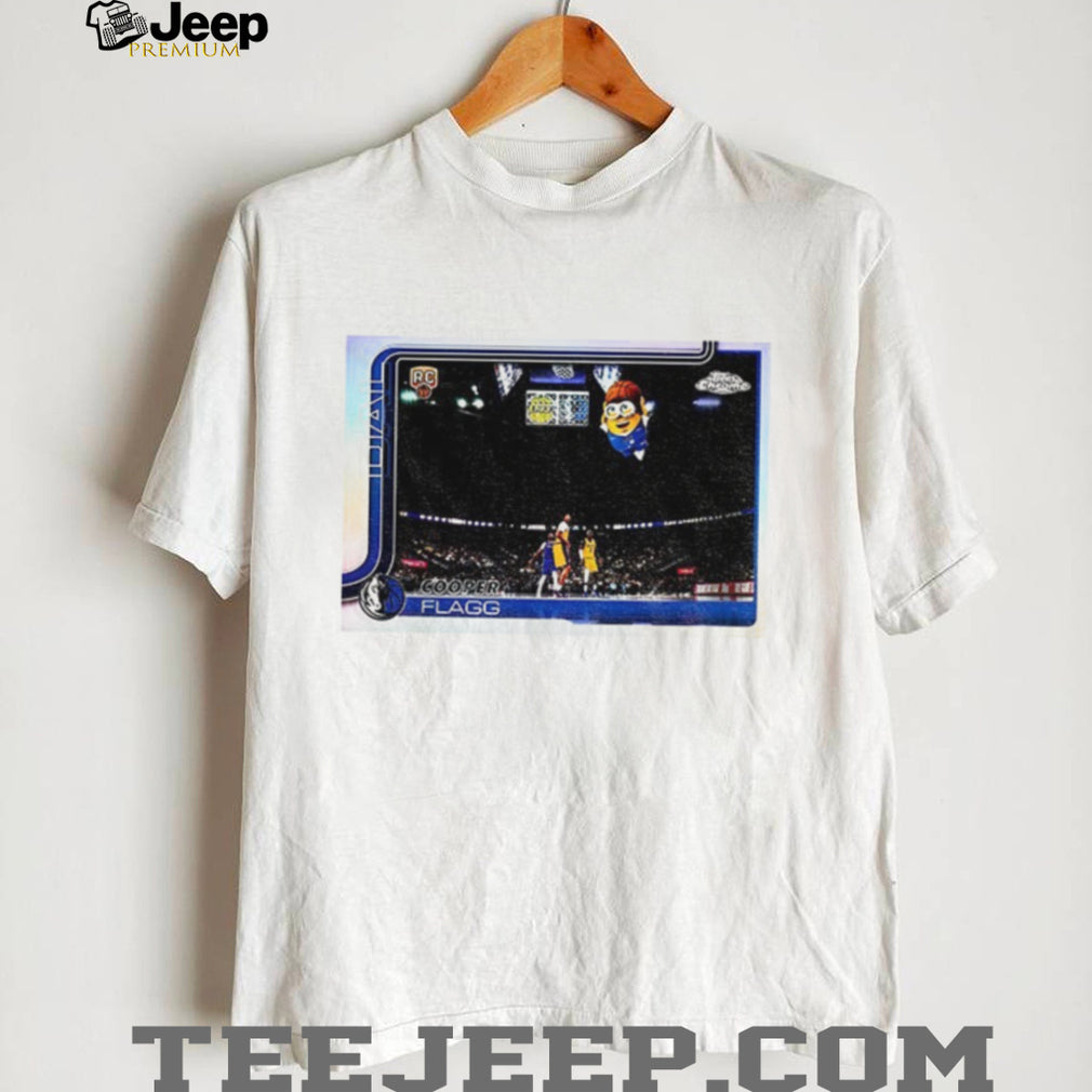 Cooper Flagg Mavericks basketball Topps Chrome Card shirt