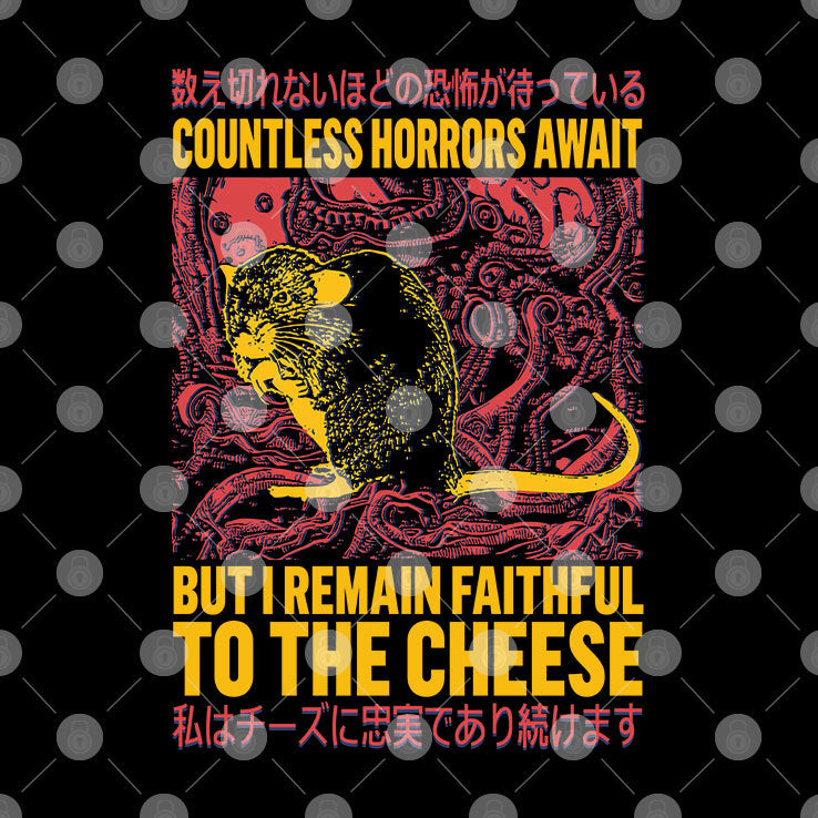 Countless Horrors Await But I Remain Faithful To The Cheese Rat T Shirt