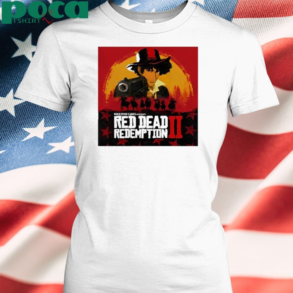 Cowboy Bebop Spike X Red Dead Redemption II shirt