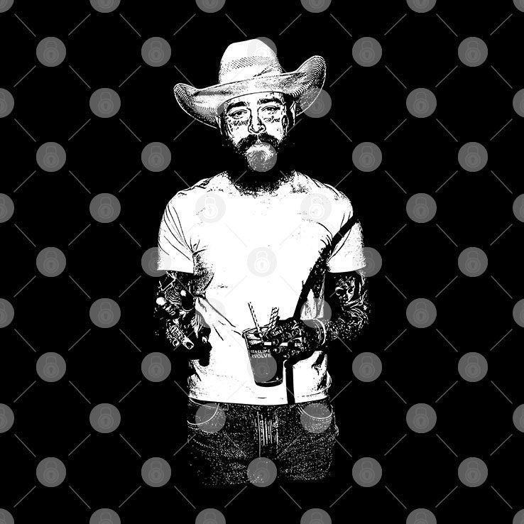 Cowboy Post Malone T Shirt