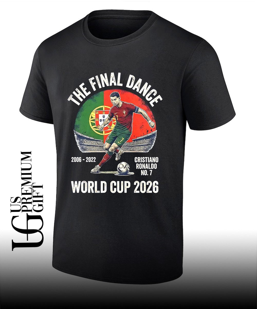 Cristiano Ronaldo Portugal World Cup 2026 The Final Dance 2006 to 2022 shirt