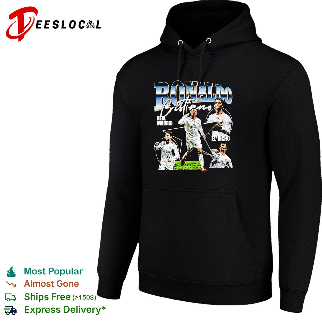 Cristiano Ronaldo Real Madrid El Bicho portrait shirt