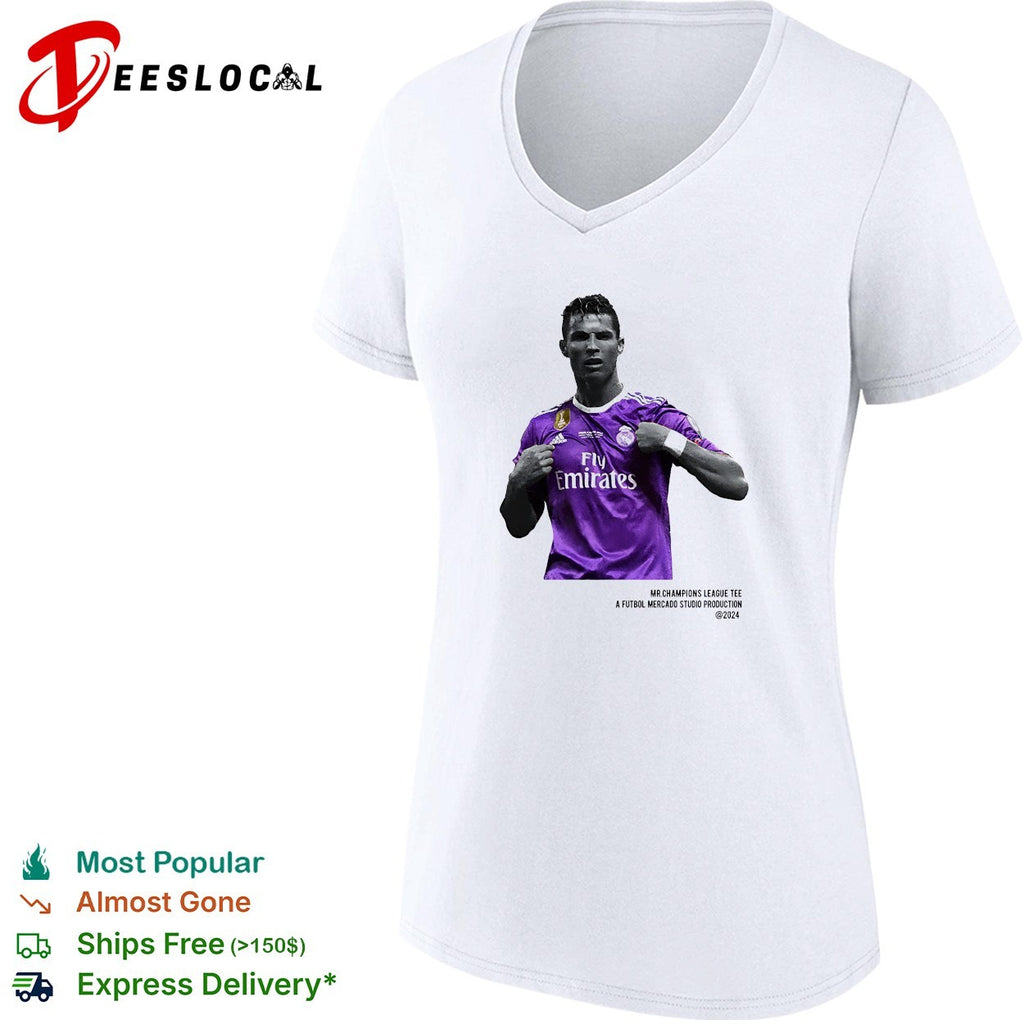 Cristiano Ronaldo Real Madrid champions league shirt