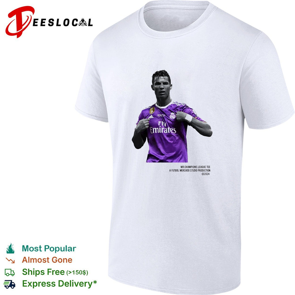 Cristiano Ronaldo Real Madrid champions league shirt
