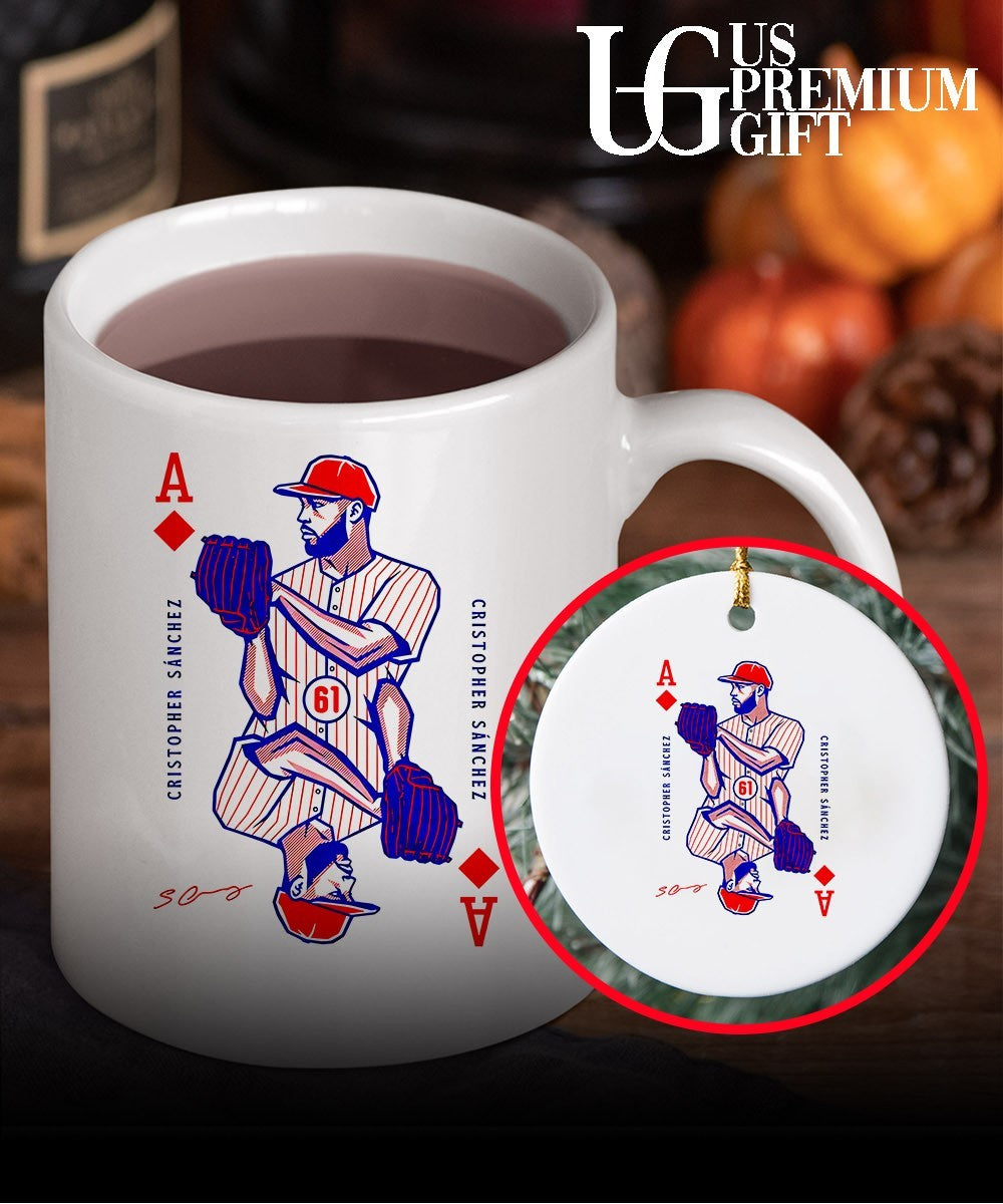 Cristopher Sánchez Philadelphia Phillies baseball Ace playing card shirt