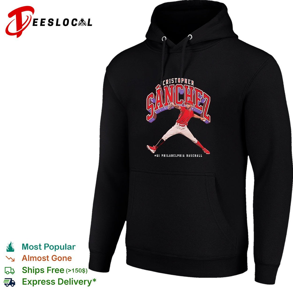 Cristopher Sanchez Philadelphia baseball number 61 shirt