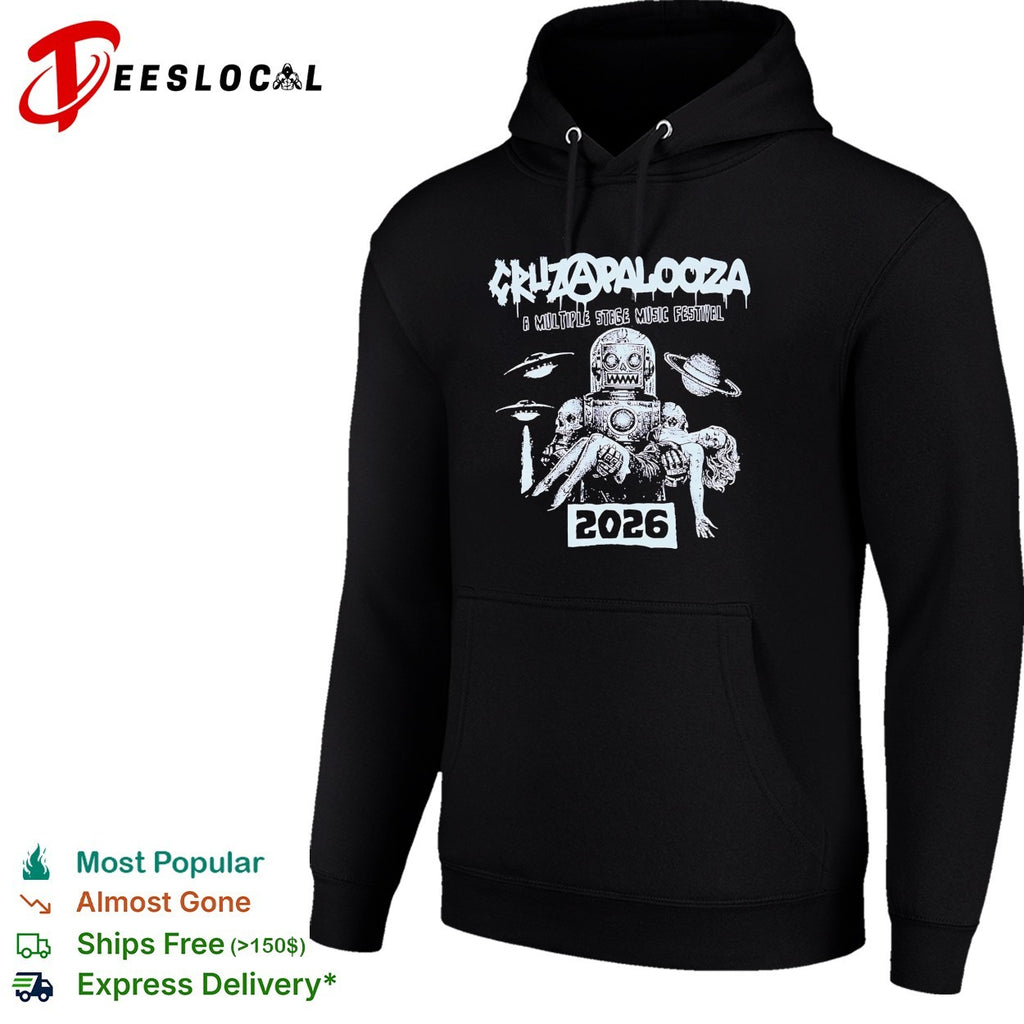 Cruzapalooza a multiple stage music festival 2026 shirt